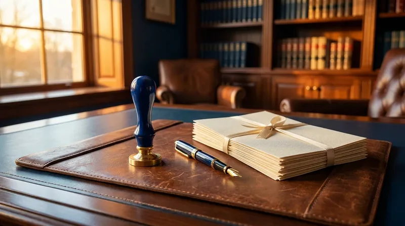 Embossing seal, pen and documents on a desk, New Mexico City Business Licenses Compared