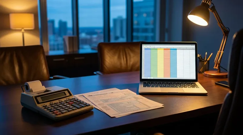 Tax forms and a calculator on a desk, New Mexico LLC Taxes Explained